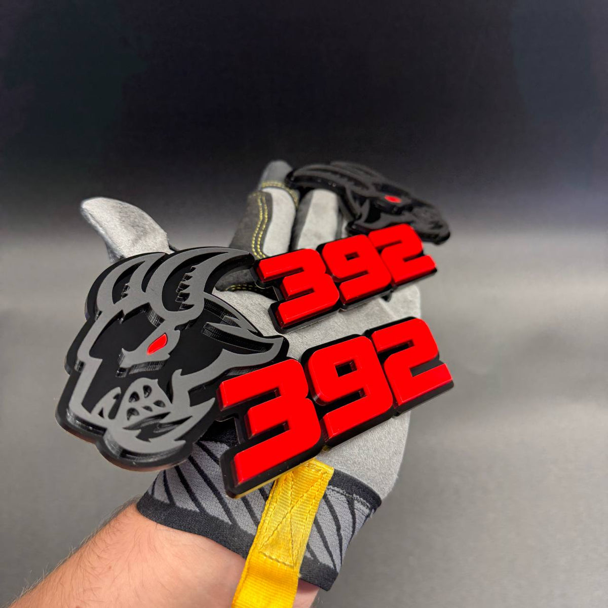 392 Goat Head car badge fender emblem for Dodge Challenger and Charger