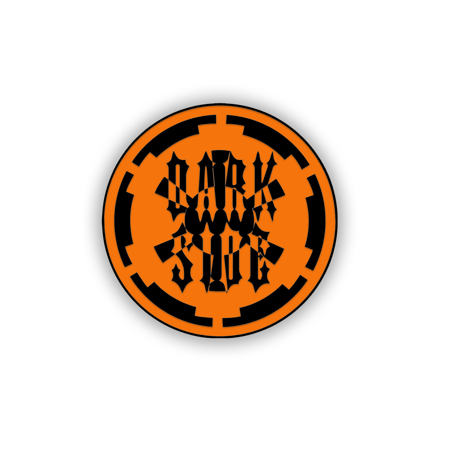 Dark Side galactic car emblem for exterior vehicle decoration