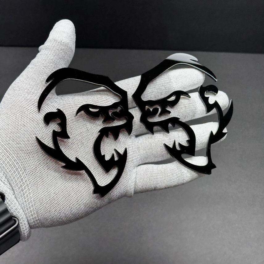 Gorilla head automotive emblem badge for Chevrolet Silverado, GMC Sierra and Ford F-150