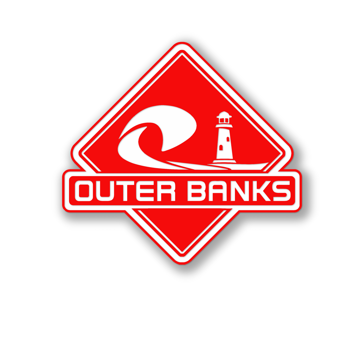 Custom color Outer Banks OBX lighthouse fender emblem for truck or SUV