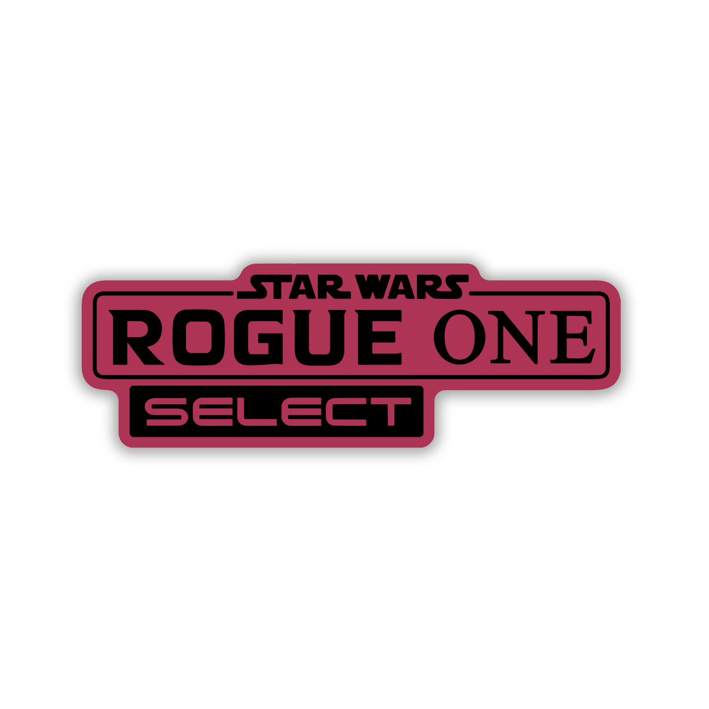 Rogue One Select collectible-style badge for cars and trucks