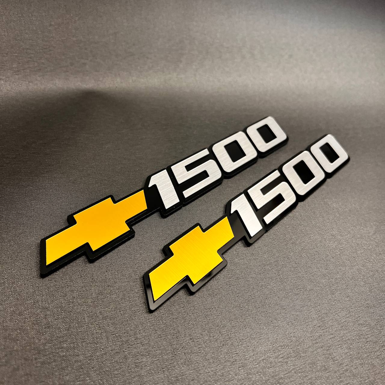 Exterior truck door logo name emblems fits Chevy Silverado 1500 models
