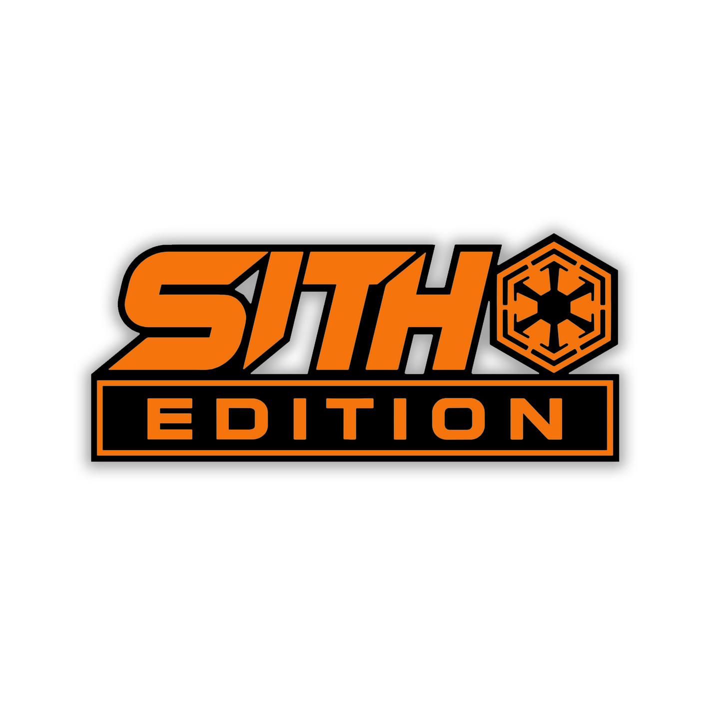 Brushed silver Solo vehicle badge for car or truck exterior