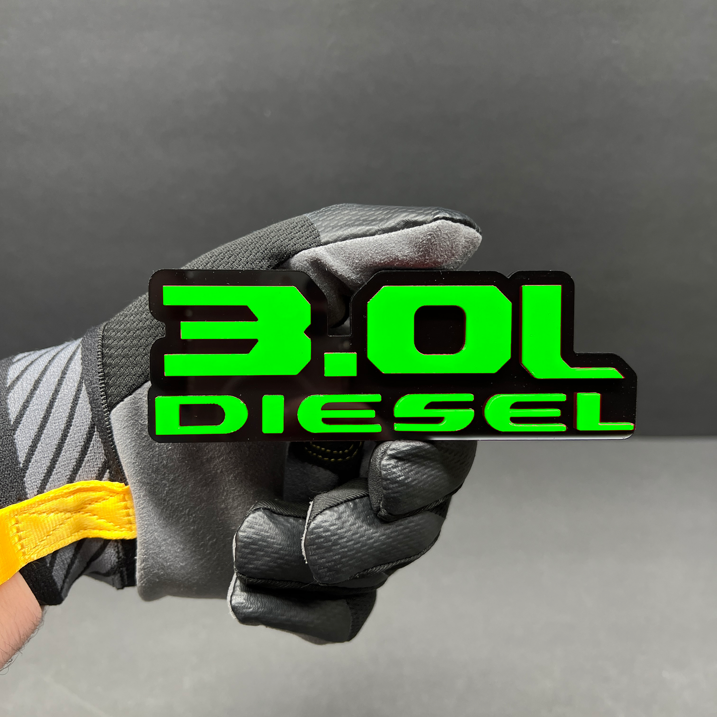 3.0L diesel badge on Chevy Silverado GMC Sierra truck