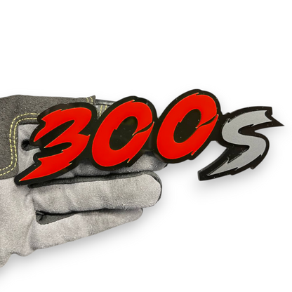 300 car badge on chrysler 300 sedan performance styling