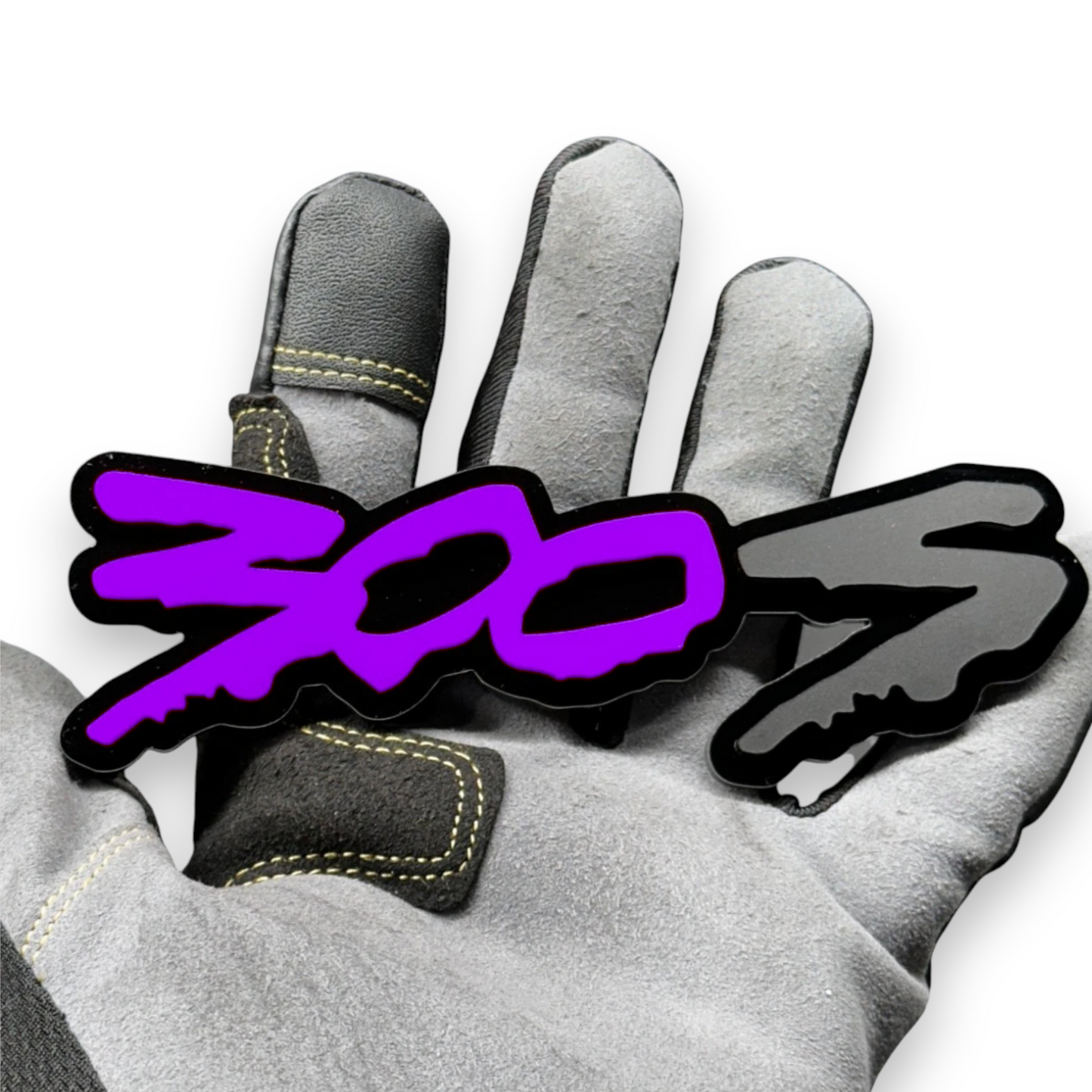 300 custom badge on chevy silverado truck styling