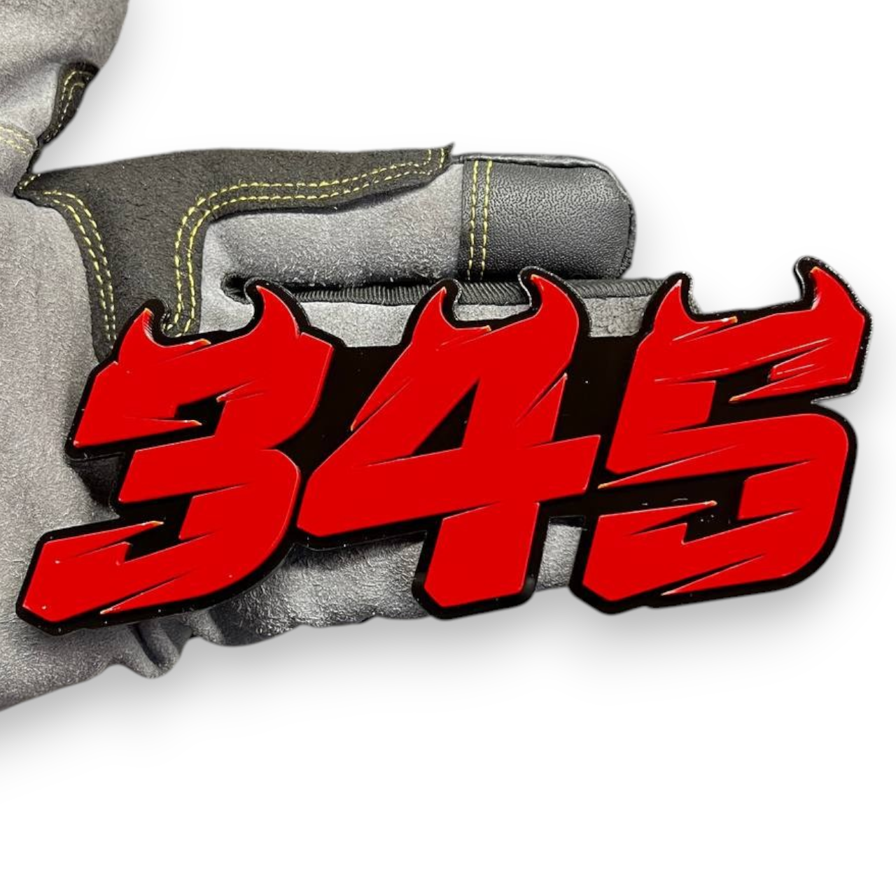 345 automotive emblem for custom car truck hood fender and tailgate use