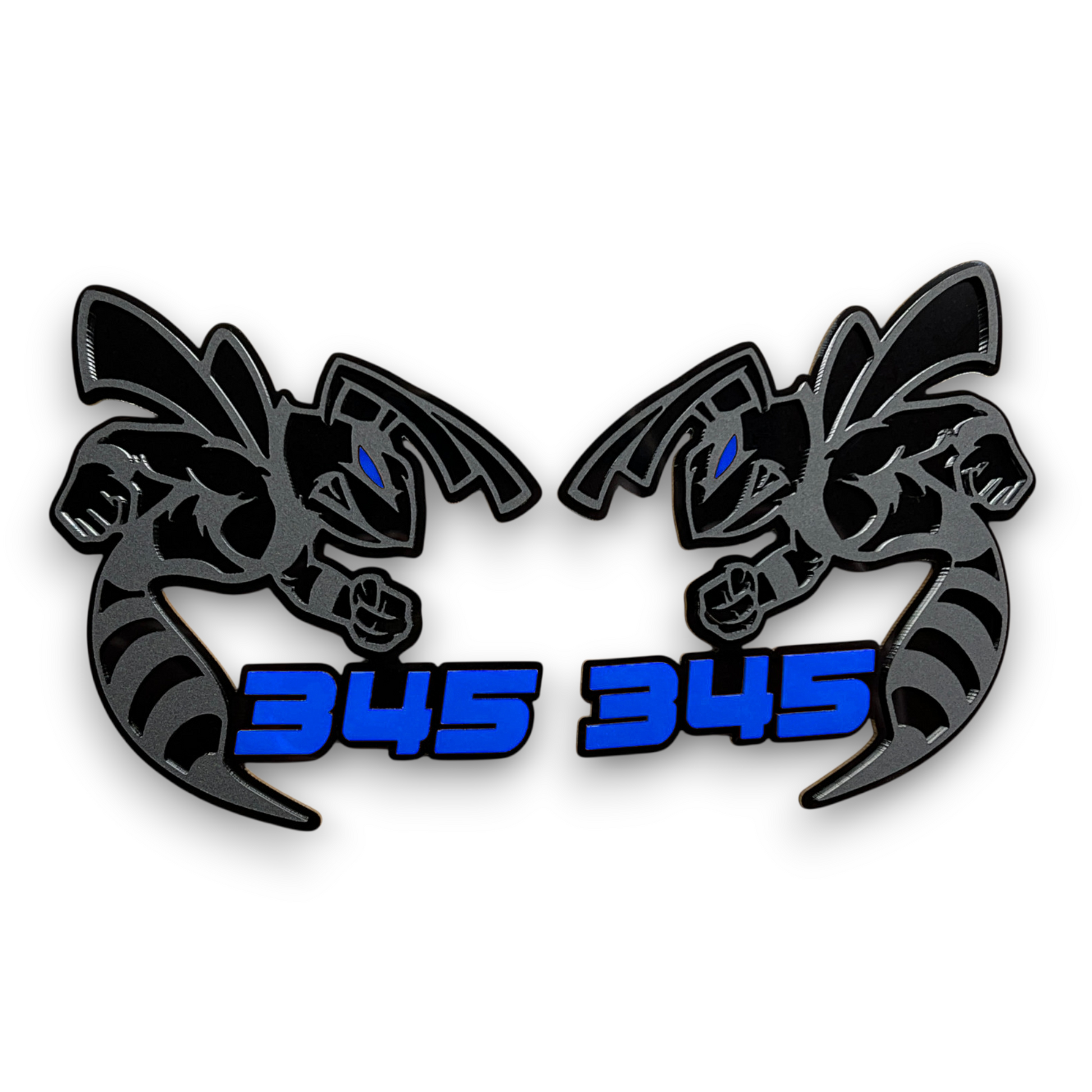 345 Scat Pack inspired bee emblem for Dodge, Jeep, RAM, SUV, truck, and custom car project