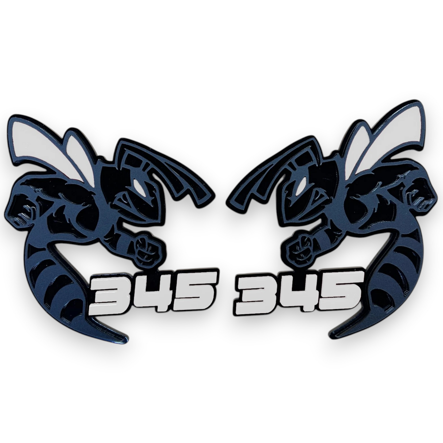 345 Scat Pack inspired bee emblem for Dodge, Jeep, RAM, SUV, truck, and custom car projects