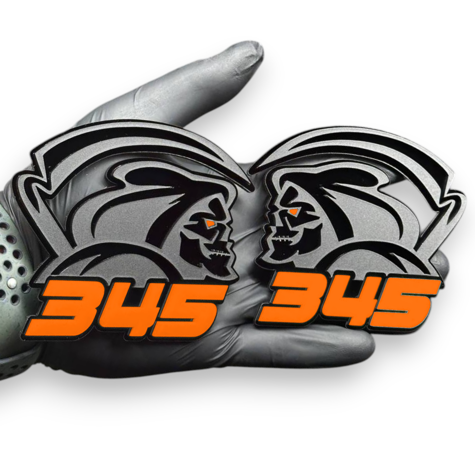 Reaper 345 badge installed on RAM 1500 truck