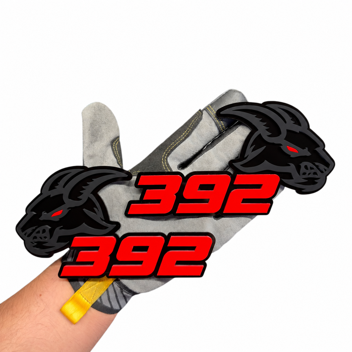 392 Angry Goat car badge fender emblem for Dodge Challenger Charger and RAM vehicles