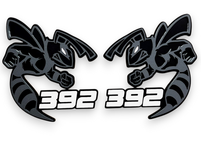 392 Scat Pack inspired bee emblem for Dodge, Jeep, RAM, SUV, truck, and custom car projects