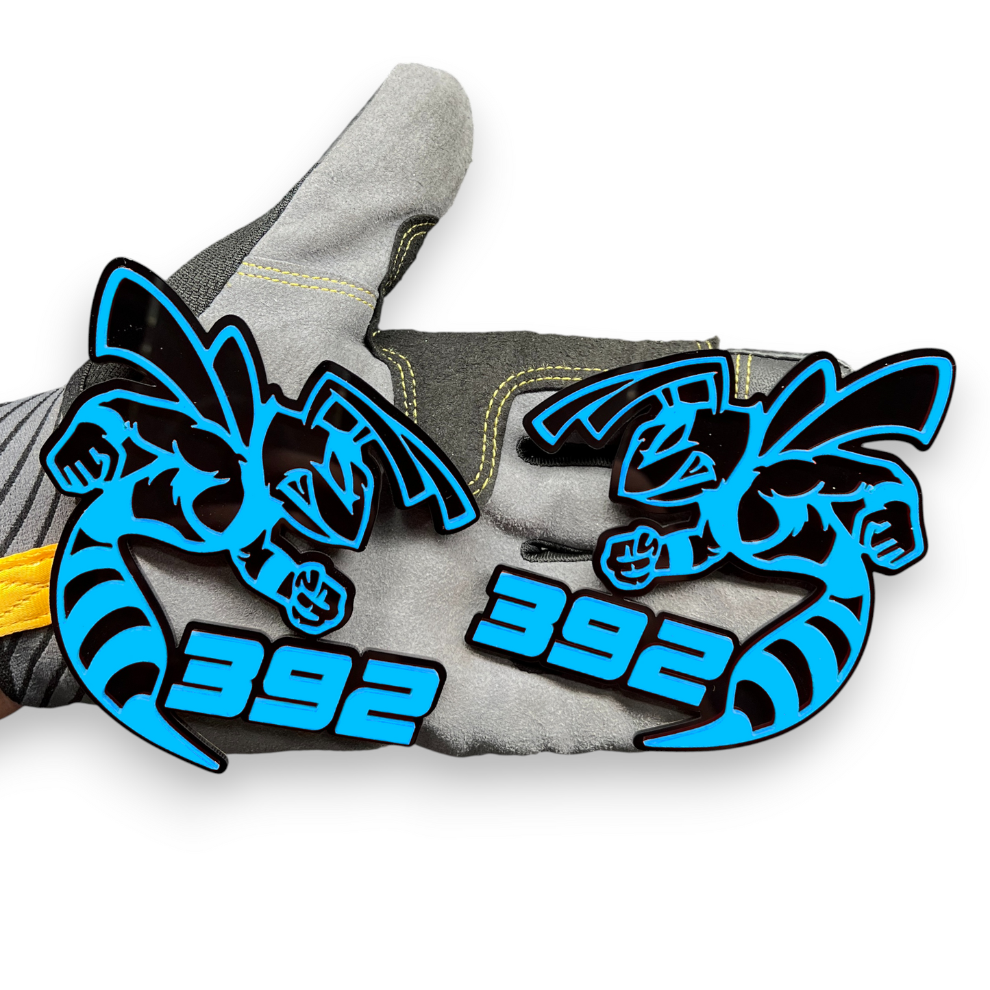 392 HEMI acrylic badge for Dodge Durango, Charger, Challenger, and muscle car accessories