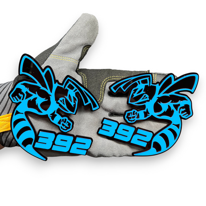 392 HEMI acrylic badge for Dodge Durango, Charger, Challenger, and muscle car accessories