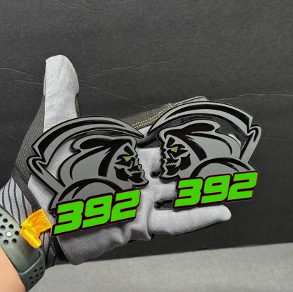 Reaper 392 emblem on Chevy Silverado tailgate