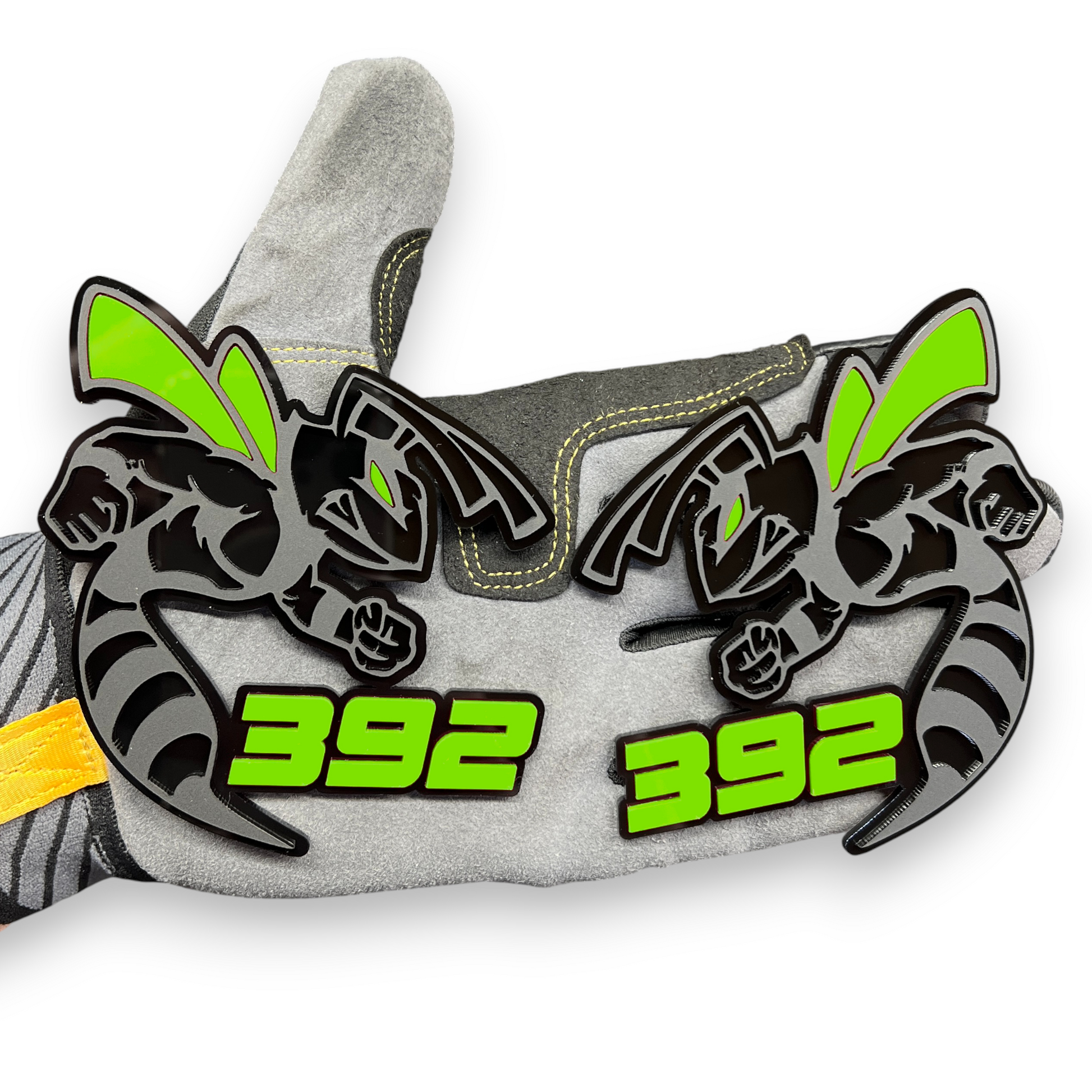 Custom 392 Bee style acrylic emblem for muscle cars, trucks, SUVs, and aftermarket vehicle upgrades