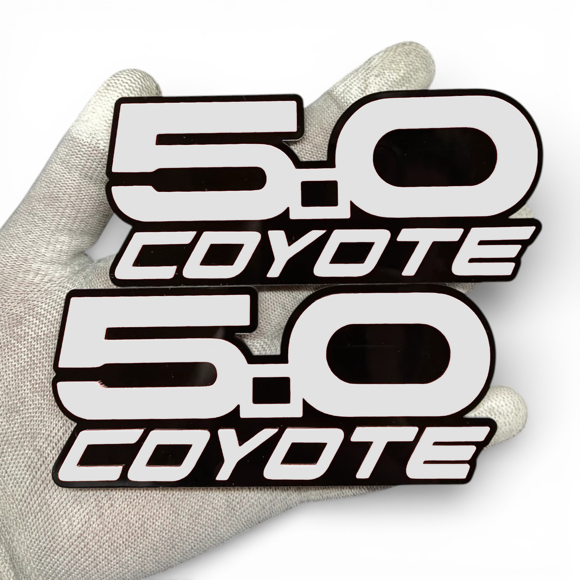 coyote 5.0 emblem on toyota tundra truck custom styling