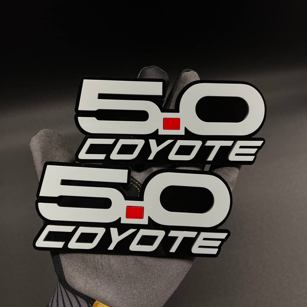Coyote 5.0 emblem for Ford F-150 Mustang 5.0 V8 car badge