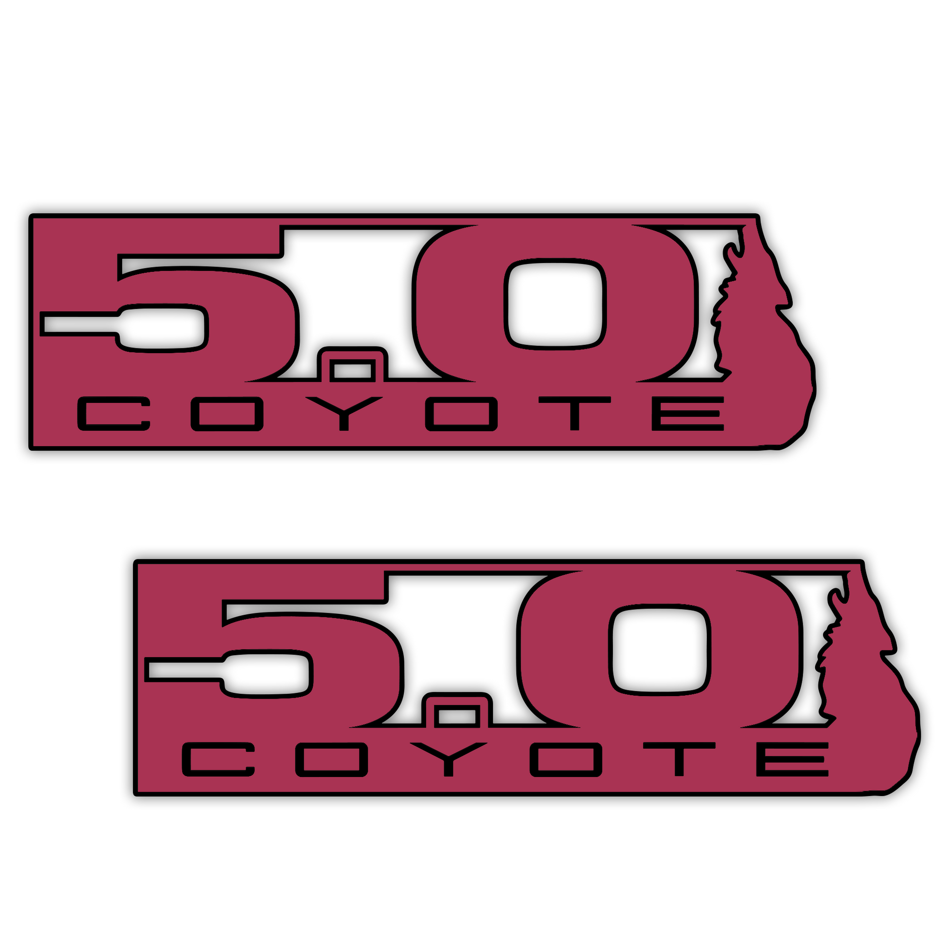 5.0 Coyote custom car badge emblem for exterior replacement styling