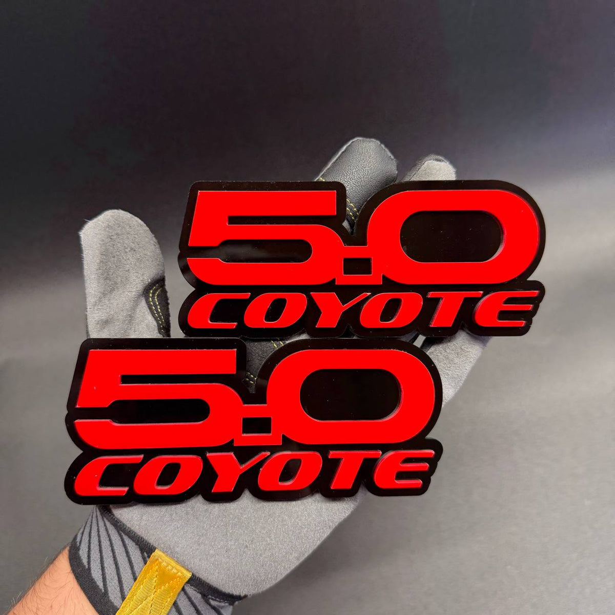 5.0 Coyote engine side fender badge for Ford F-150 V8 truck