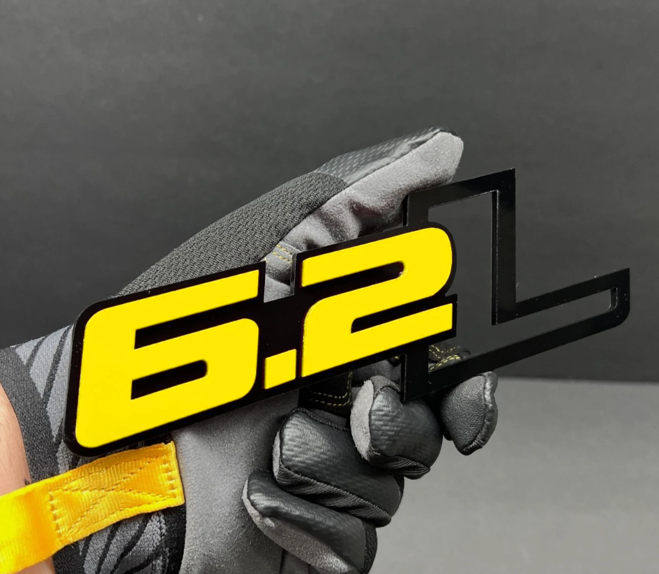 6.2L badge on Chevy Silverado GMC Sierra truck