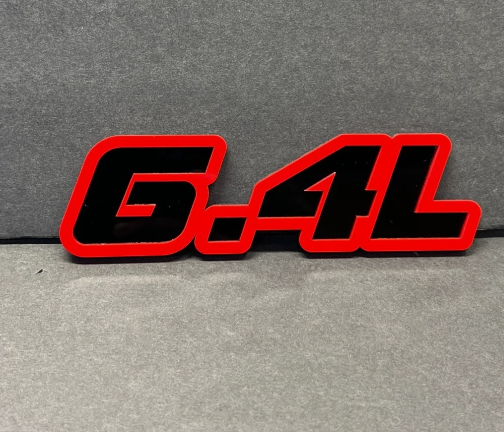 6.4L engine car badge for Dodge Ram truck fender and custom vehicle exterior emblem