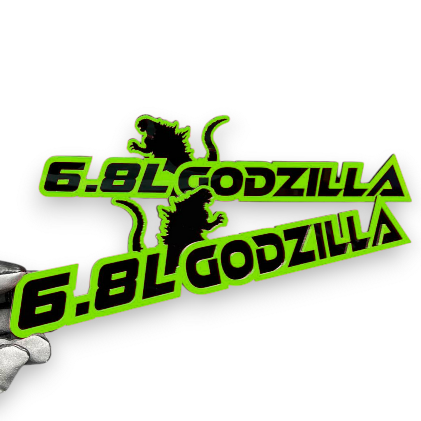 Godzilla tailgate emblem for 6.8L Ford truck