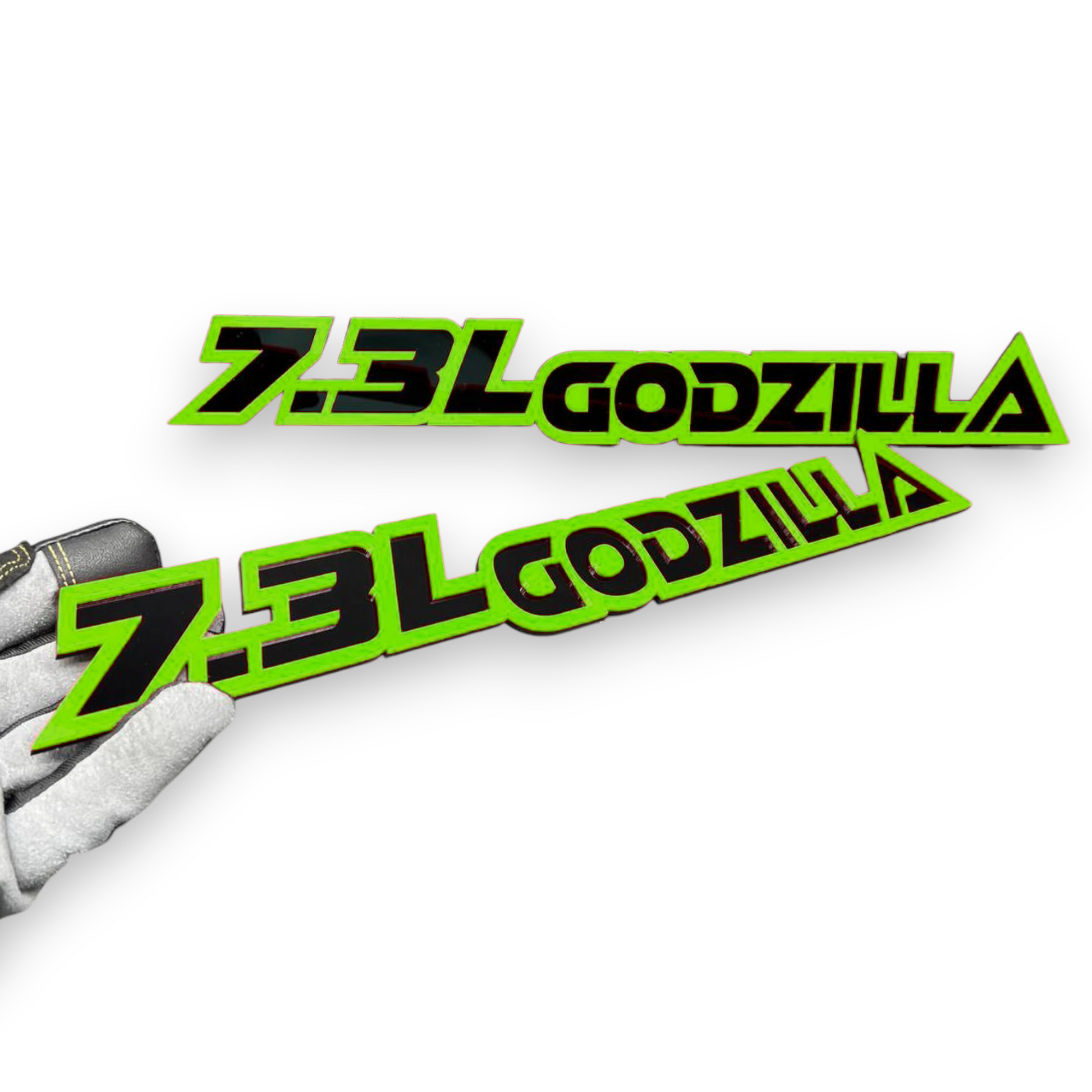 Godzilla tailgate emblem for 7.3 Ford truck