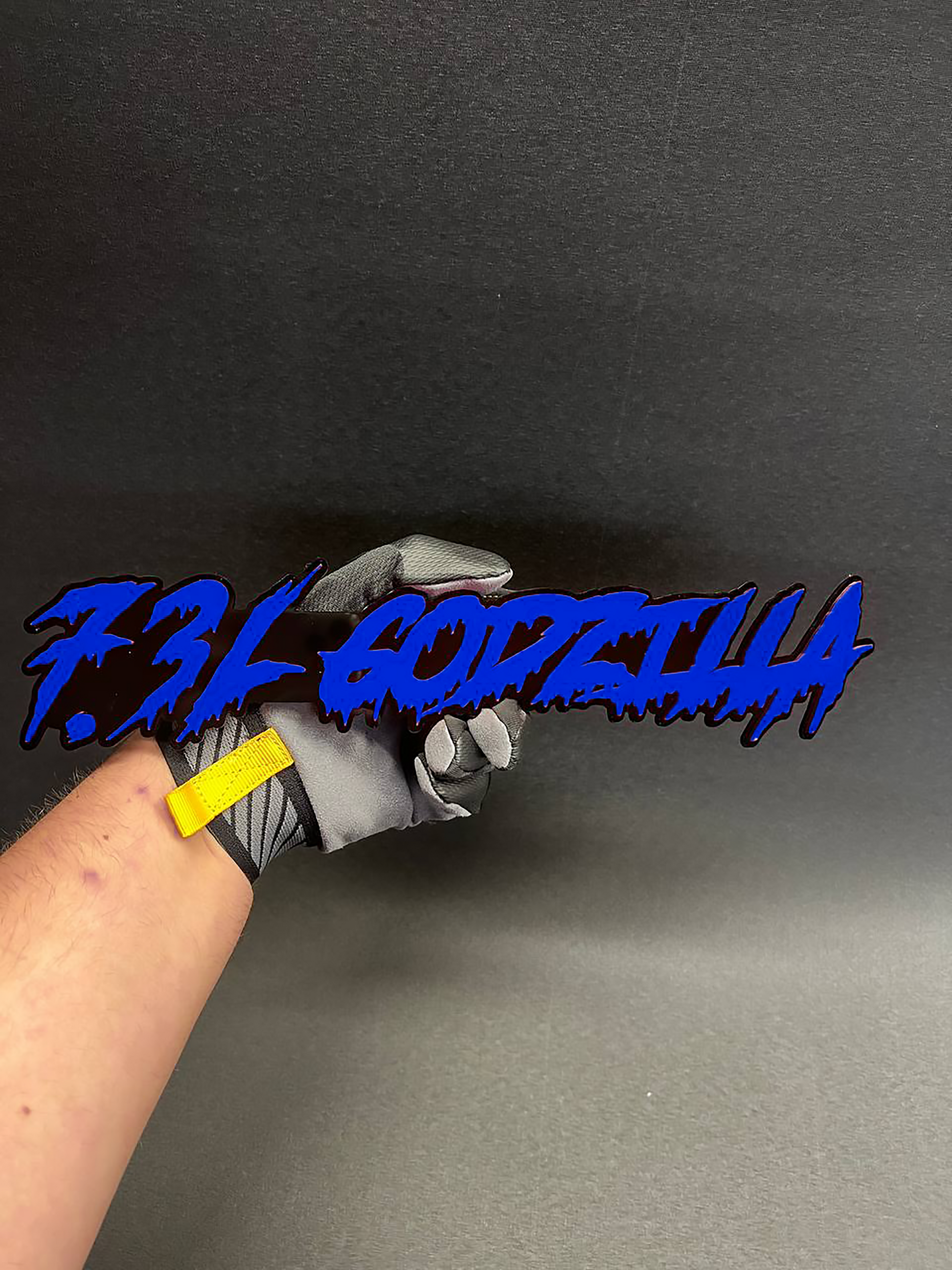 Custom drippy 7.3L Godzilla badge for Ford truck exterior decoration