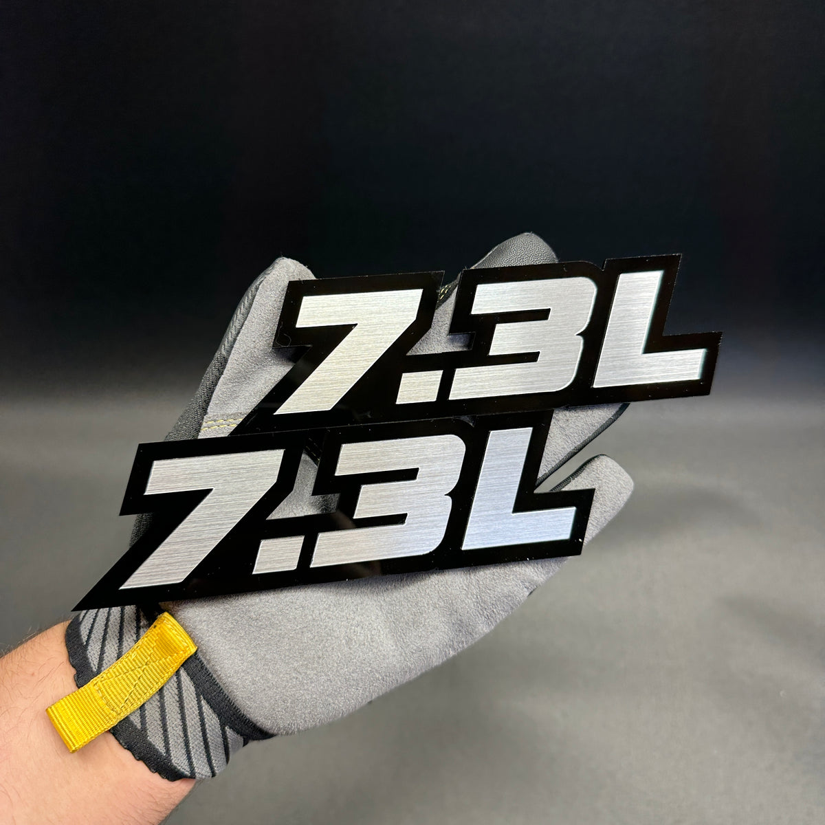 7.3L truck engine emblem exterior badge for Ford F-150 F-250 and F-350