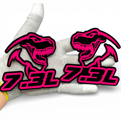 Ford Godzilla engine emblem 7.3L for truck customization