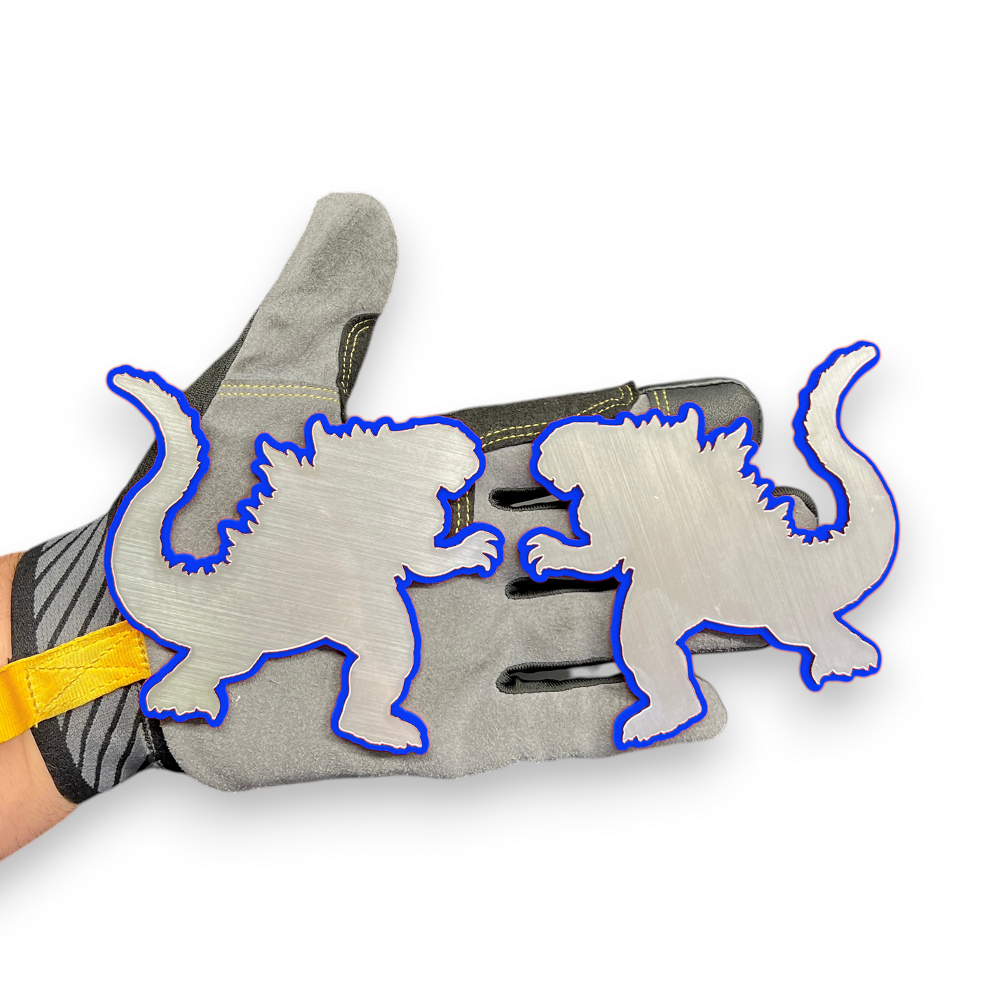 Godzilla emblem for Ford F350 Super Duty tailgate, custom acrylic badge for heavy duty truck build