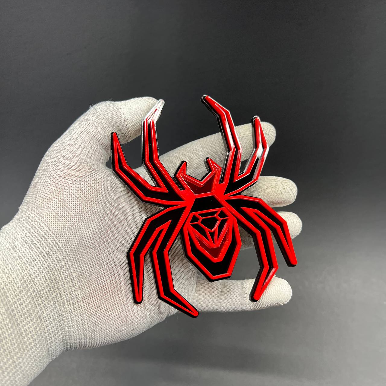 Spider Black Widow Car Badge Custom Acrylic 3D car Emblem Sport Off-road 4x4 Truck
