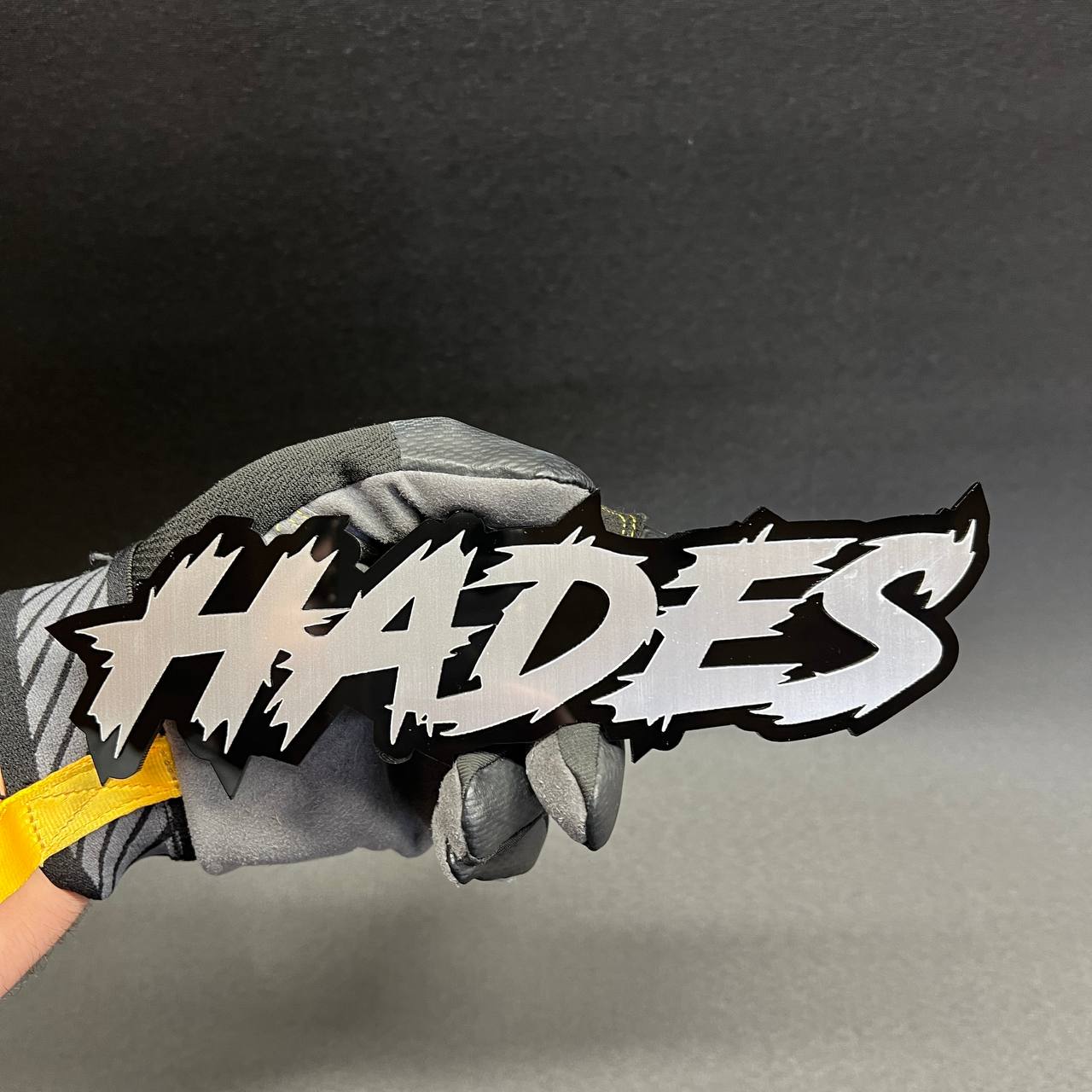 close up custom lightning font car badge fender emblem Ford F150 Ram 1500 Chevy Silverado detail decal