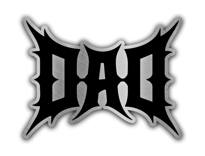custom-dad-car-badge-fender-emblem-silver-black