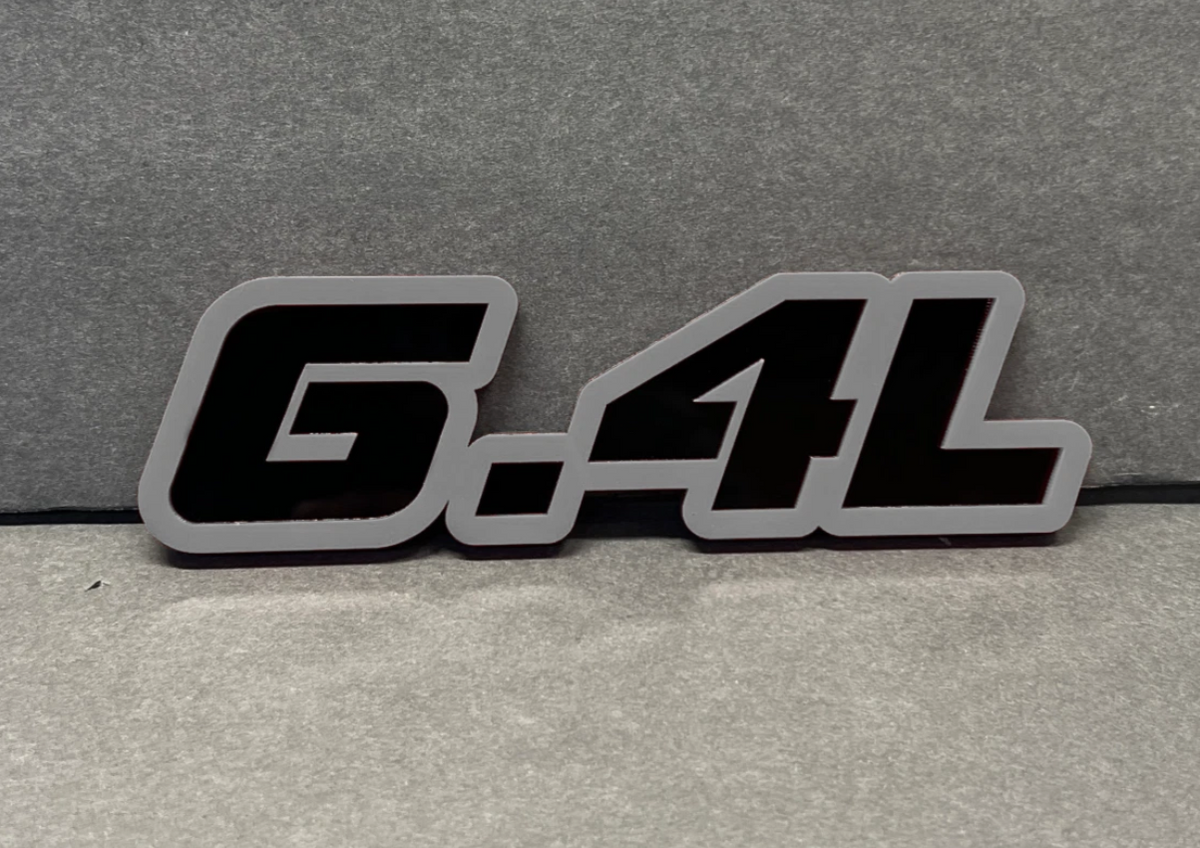 6.4L performance engine emblem for Ram Dodge Jeep truck SUV fender customization