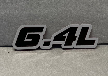 6.4L performance engine emblem for Ram Dodge Jeep truck SUV fender customization