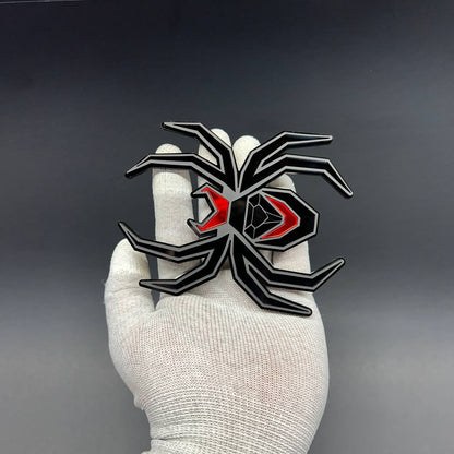 Spider Black Widow Car Badge Custom Acrylic 3D car Emblem Sport Off-road 4x4 Truck