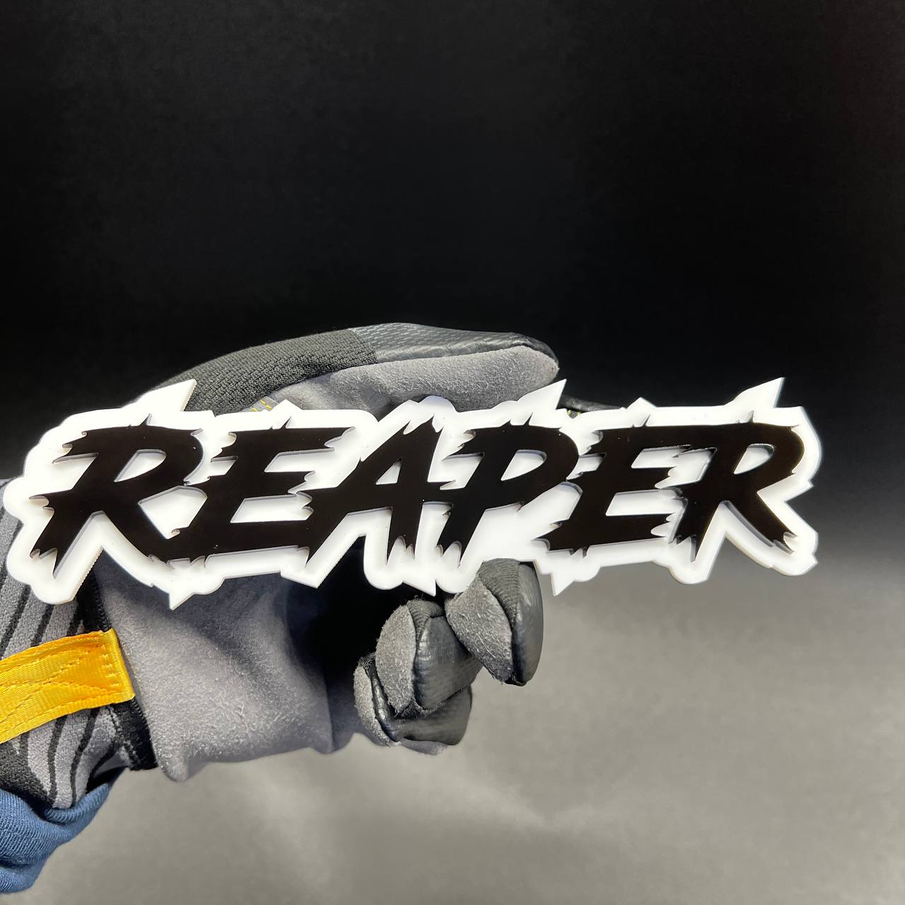 side view custom car badge lightning font emblem Jeep Wrangler Toyota Tacoma Ford Ranger thickness detail decal
