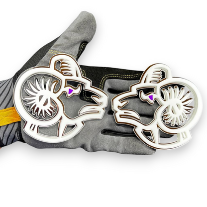 ram skull badge on Ford F150 truck custom build