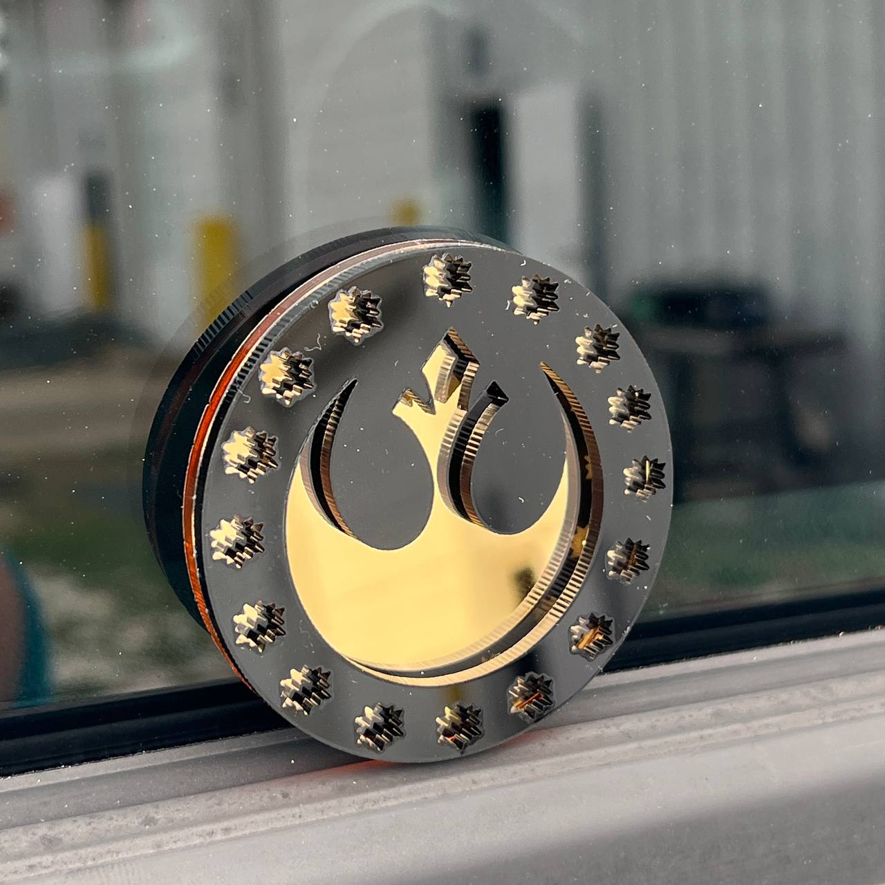 performance rebel emblem on toyota tundra hood muscle truck look