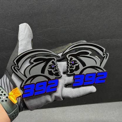Reaper 392 logo badge for Dodge Ram 1500 fender