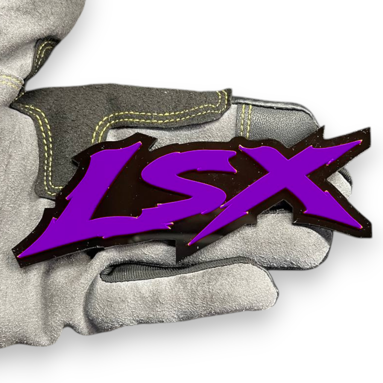 LSX style badge on Ford F150 grille custom emblem