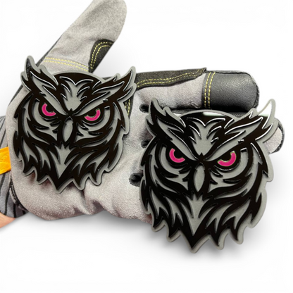Angry Owl Car Badge Fender Emblem Car Truck Hood Tailgate Exterior Decal