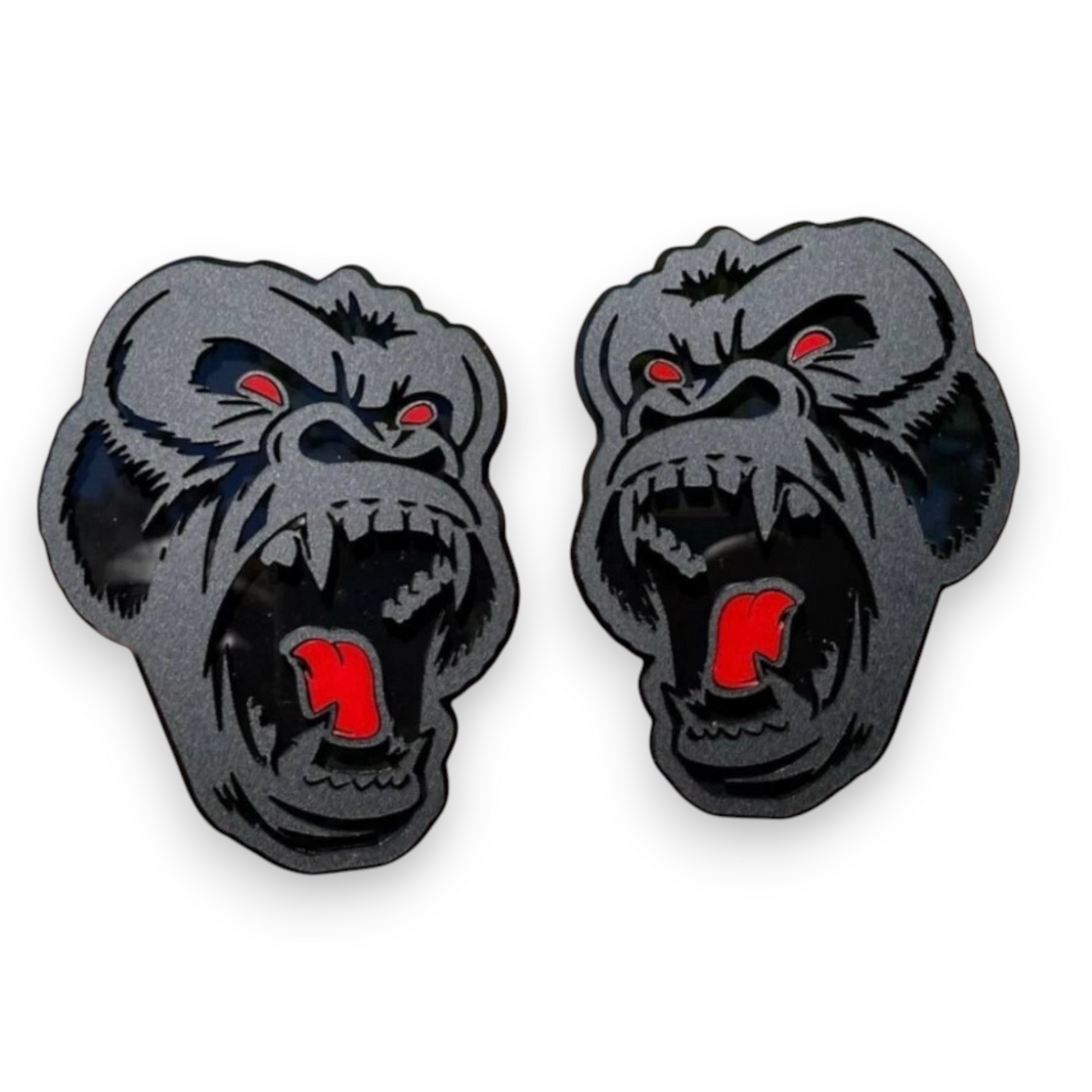 tailgate gorilla badge on lifted truck offroad build