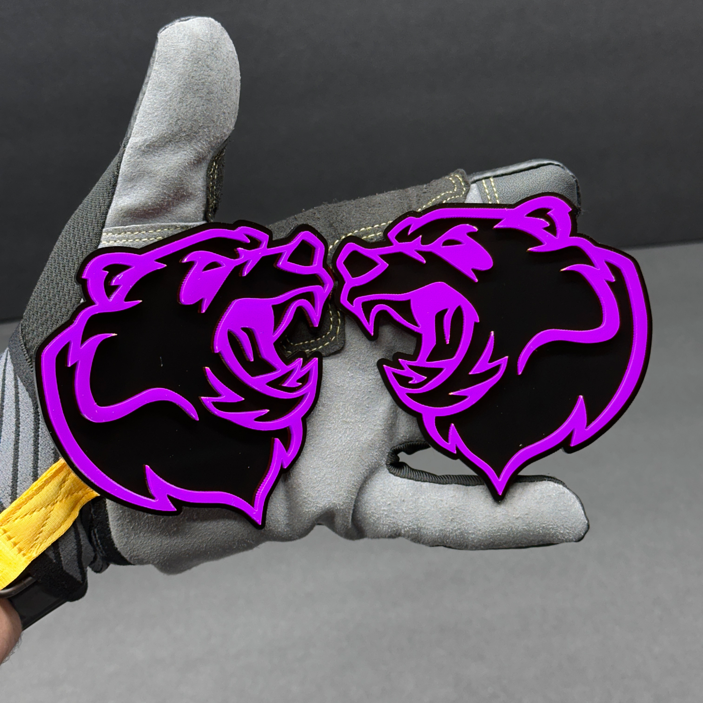 Aftermarket Bear emblem pair for car truck SUV Jeep and off-road vehicle builds