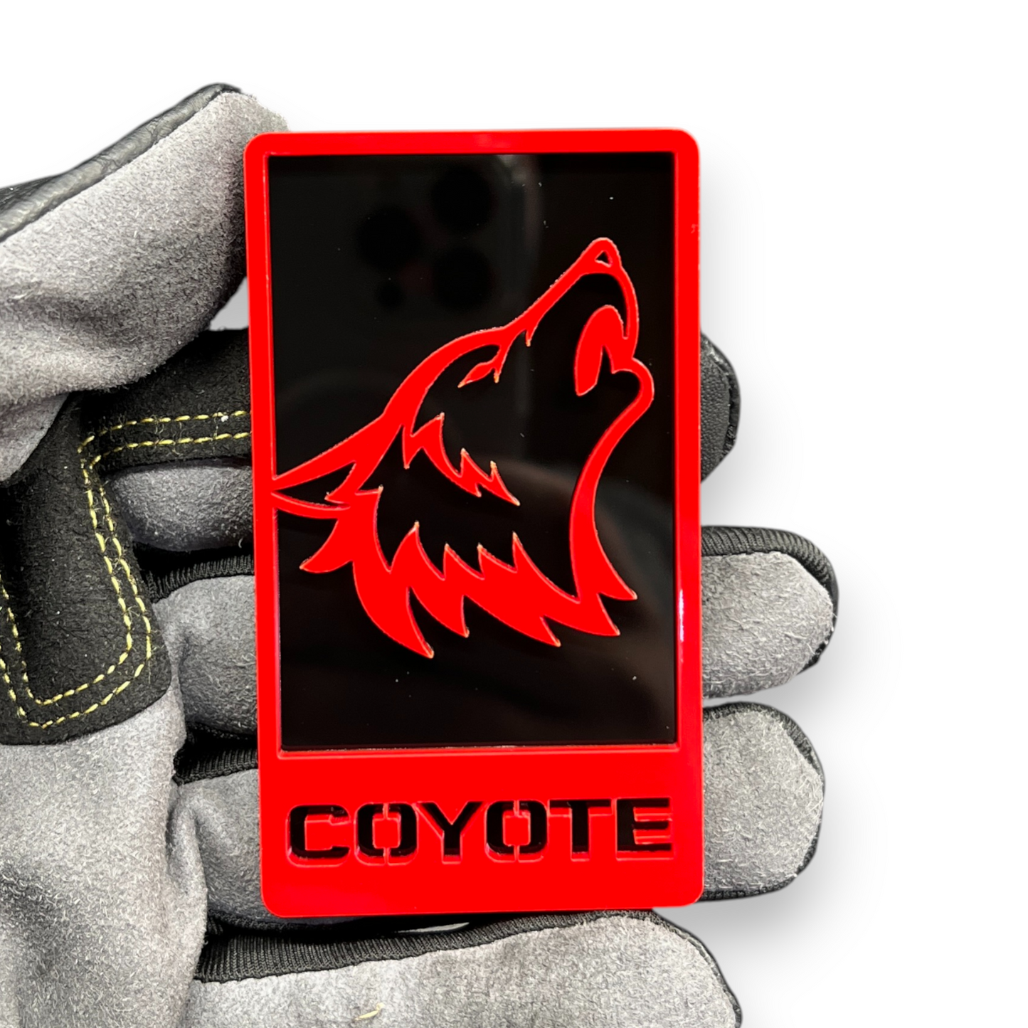 Coyote car badge for Nissan Titan aggressive truck styling
