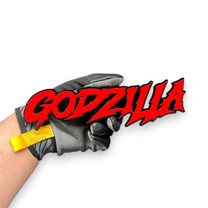 Custom Godzilla lettering emblem for Mustang and performance builds