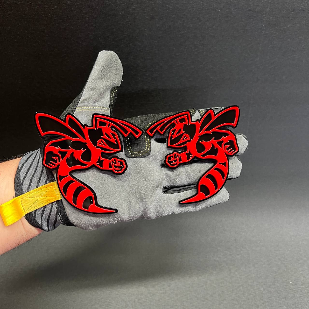 angry hornet badge on Ford F150 truck custom build