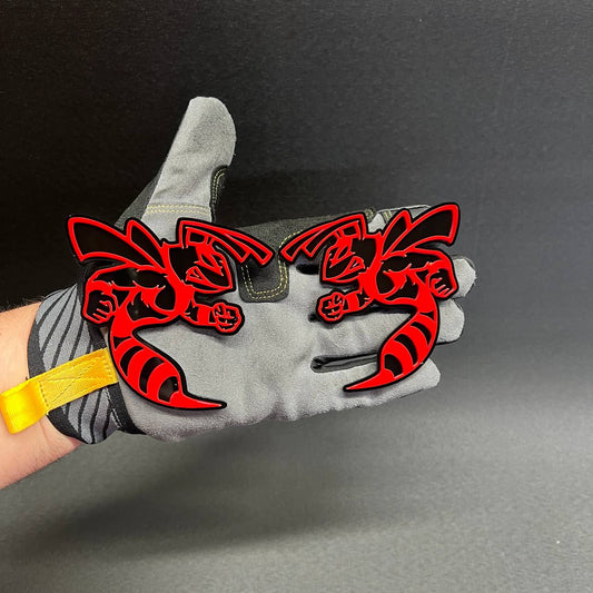 angry hornet badge on Ford F150 truck custom build